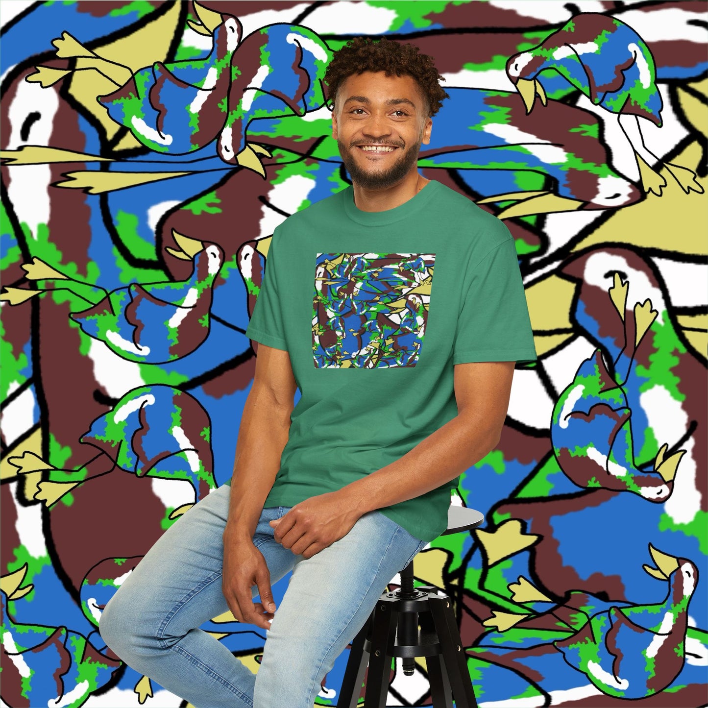 THE WORLD'S BIGGEST FLOWER BOX ALBUM ART TEE