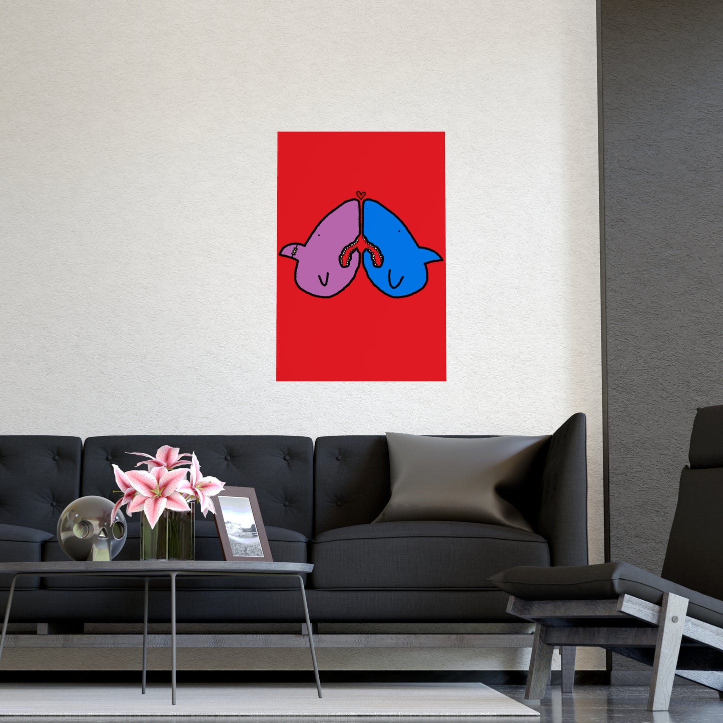 Shark Love Poster