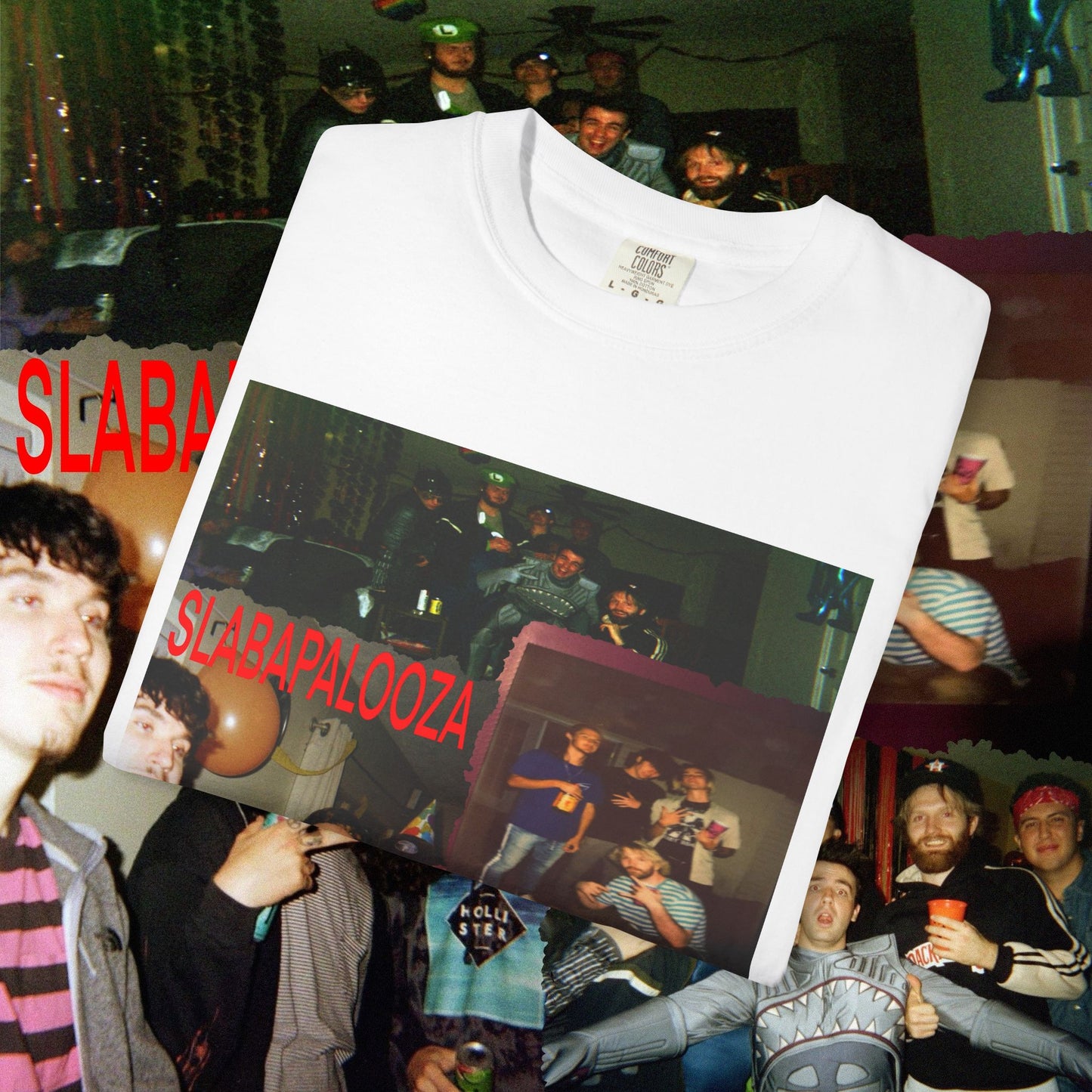 SLABAPALOOZA ALBUM COVER TEE