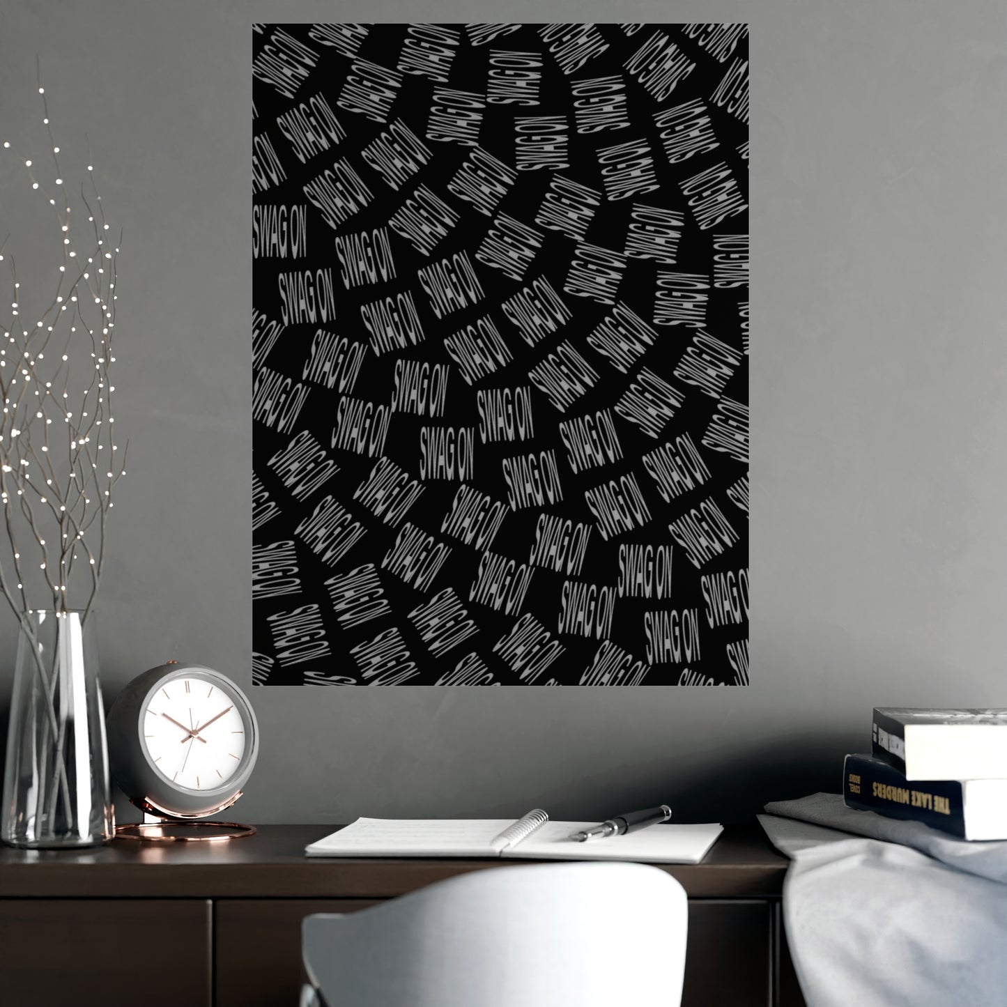 Swag On Poster (Black, Horizontal & Vertical)