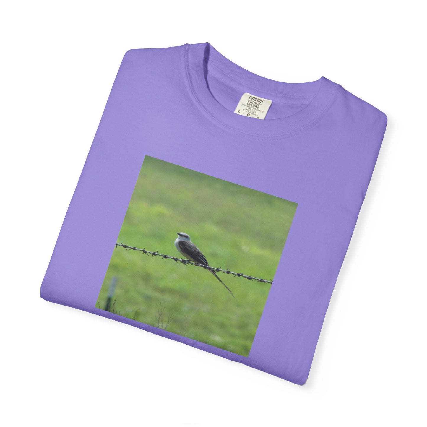 THE RESILIENCE OF A BIRD ON BARBWIRE ALBUM COVER TEE