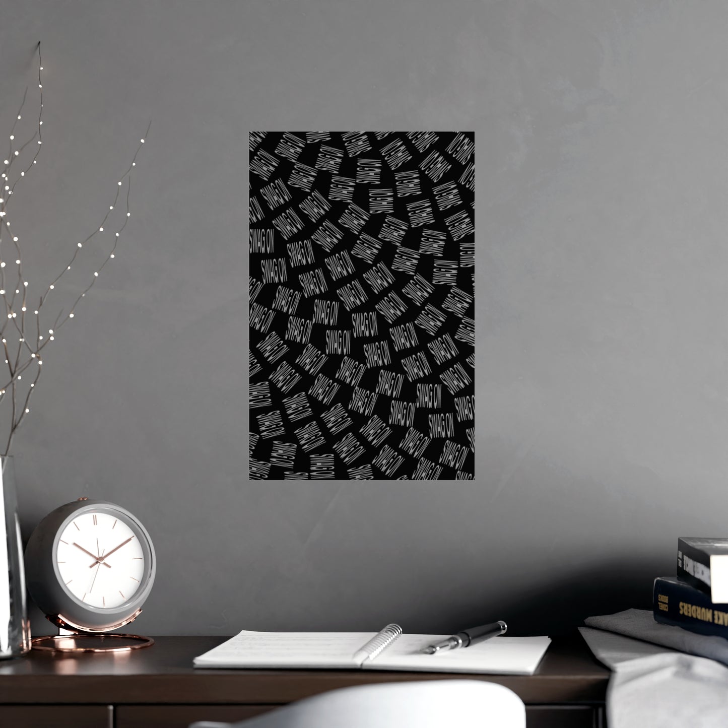 Swag On Poster (Black, Horizontal & Vertical)