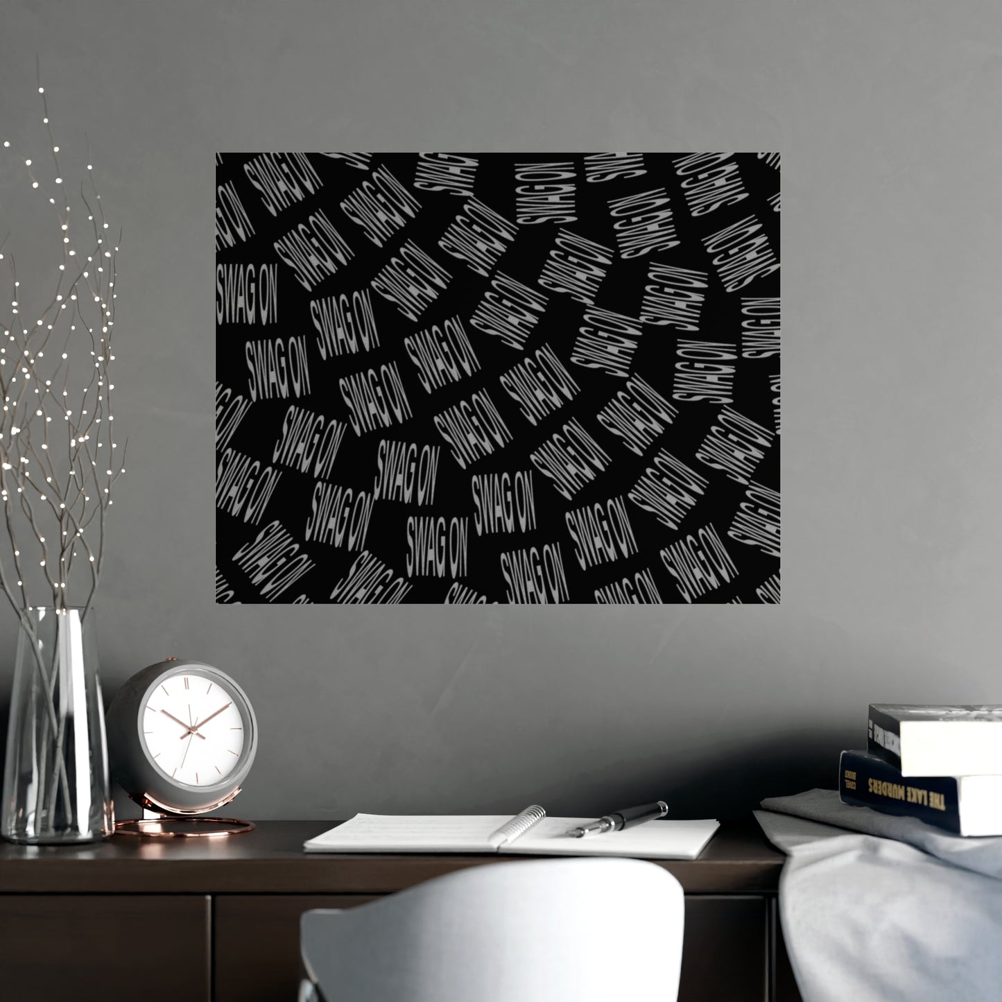 Swag On Poster (Black, Horizontal & Vertical)