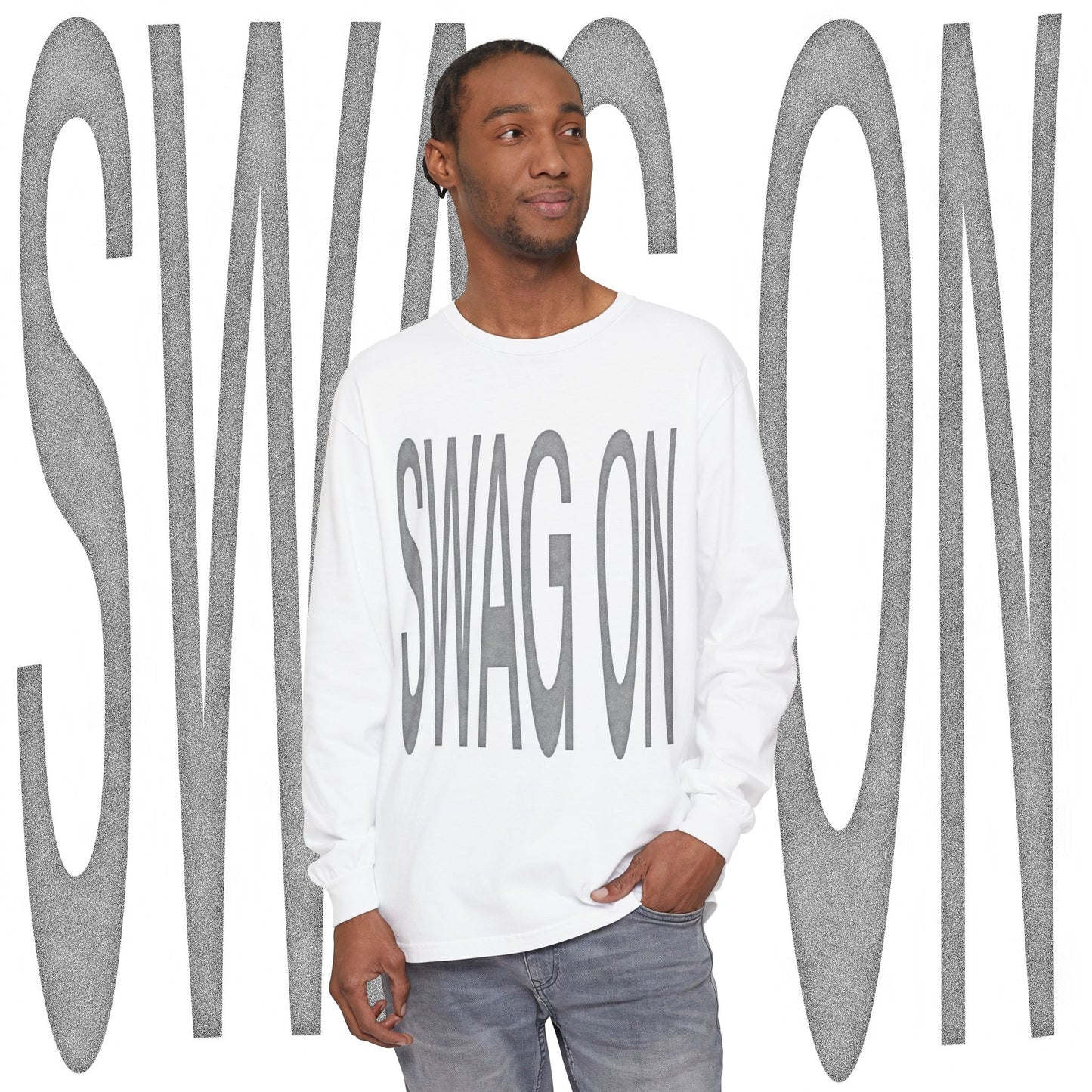 MY SWAG ON SWAG ON LONG SLEEVE TEE