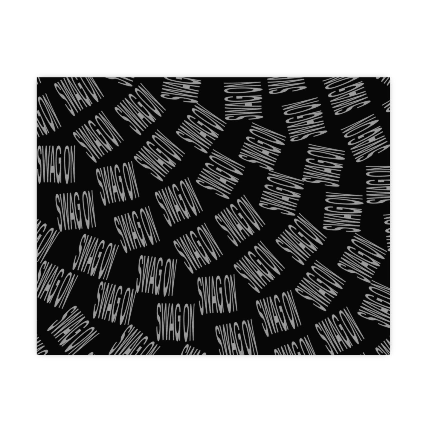 Swag On Poster (Black, Horizontal & Vertical)