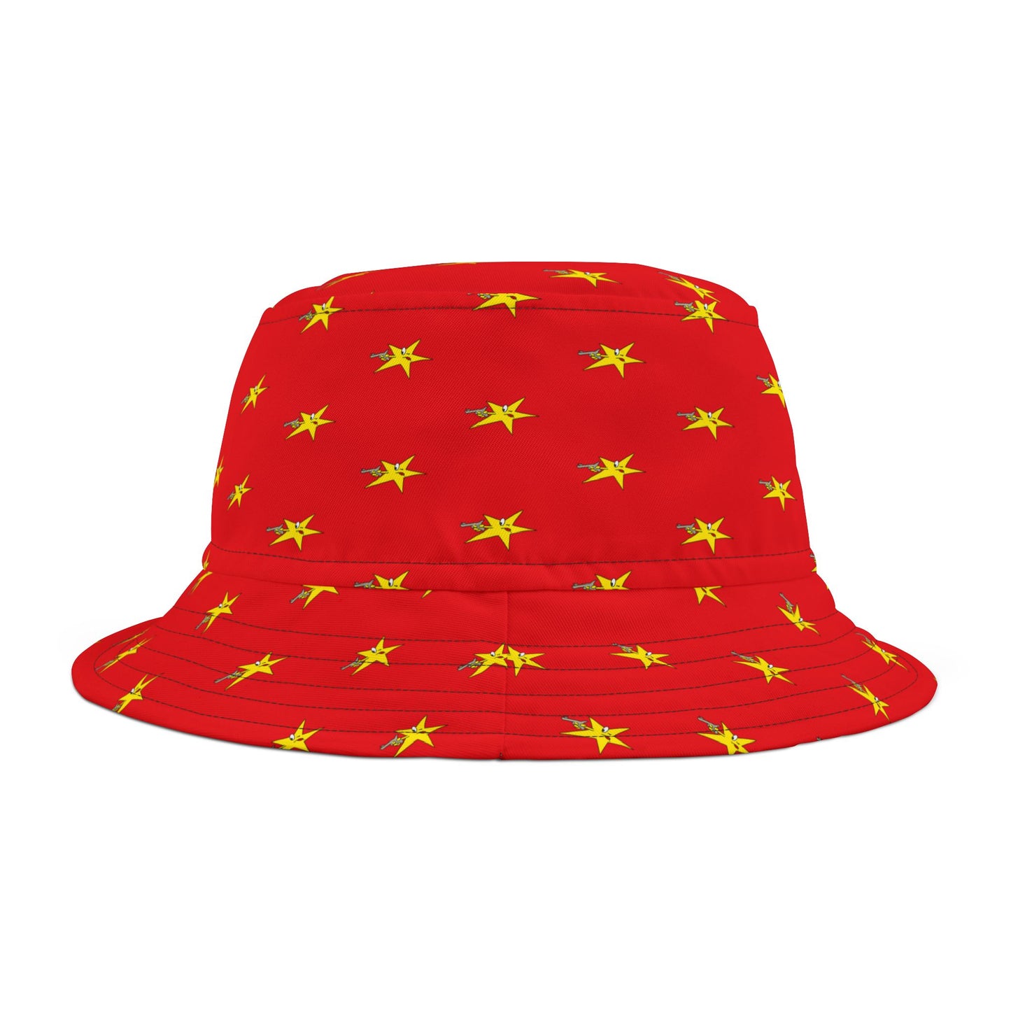 SHOOTING STAR BUCKET HAT (Red)