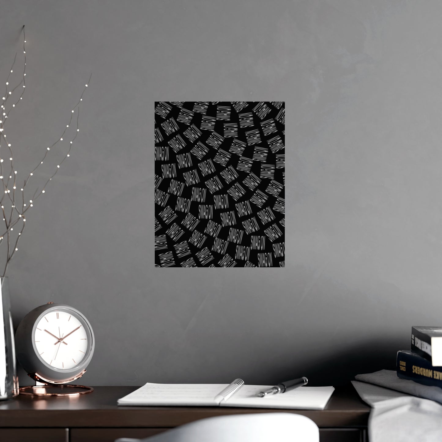 Swag On Poster (Black, Horizontal & Vertical)