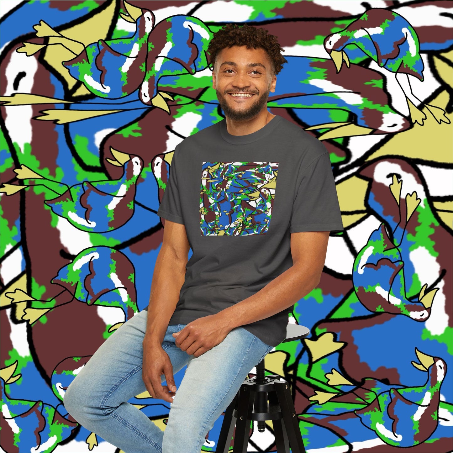 THE WORLD'S BIGGEST FLOWER BOX ALBUM ART TEE