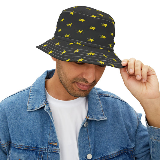 SHOOTING STAR BUCKET HAT (Black)