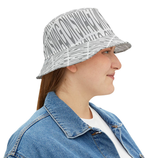 SWAG ON BUCKET HAT (White)