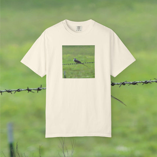 THE RESILIENCE OF A BIRD ON BARBWIRE ALBUM COVER TEE