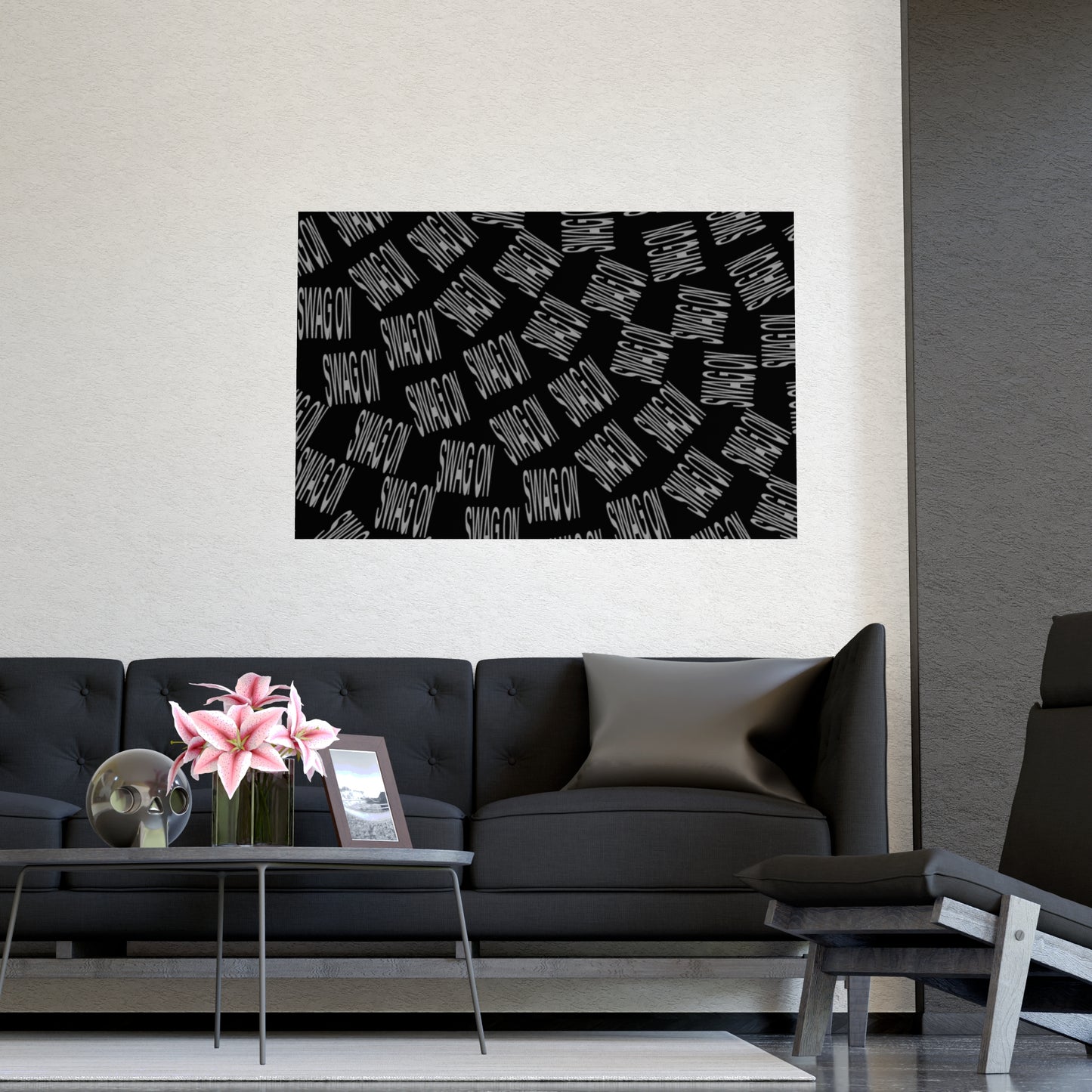 Swag On Poster (Black, Horizontal & Vertical)