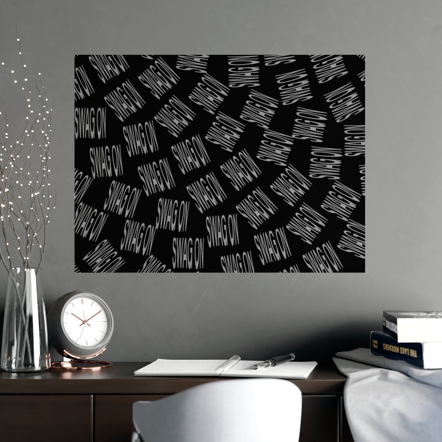 Swag On Poster (Black, Horizontal & Vertical)