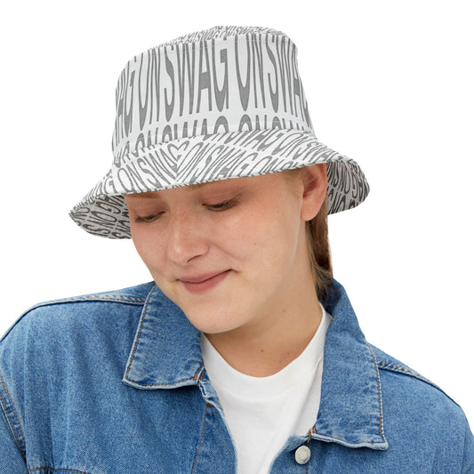 SWAG ON BUCKET HAT (White)