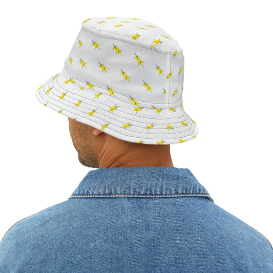 SHOOTING STAR BUCKET HAT (White)