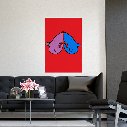 Shark Love Poster